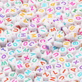 100 Letras blanco Colores