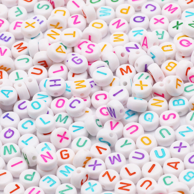100 Letras blanco Colores