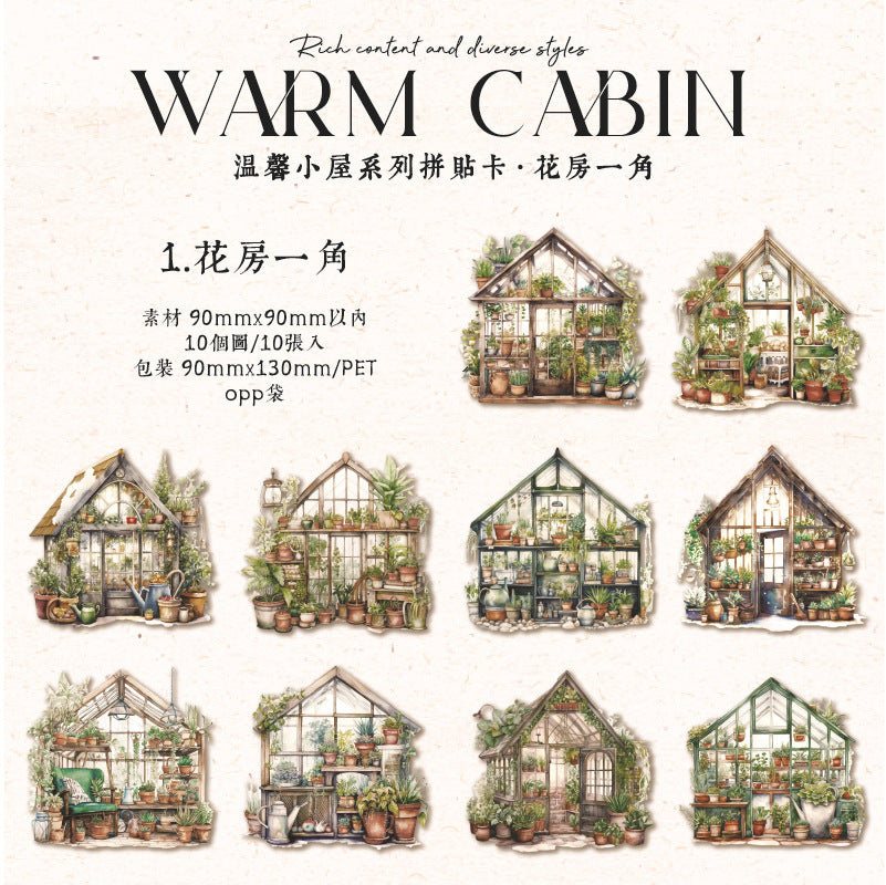 STICKERS PET COLECCION WARM CABIN