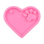 Molde silicona corazon huellita - 29990