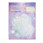STICKERS HOLOGRAFICO PET DORADO PLATEADO