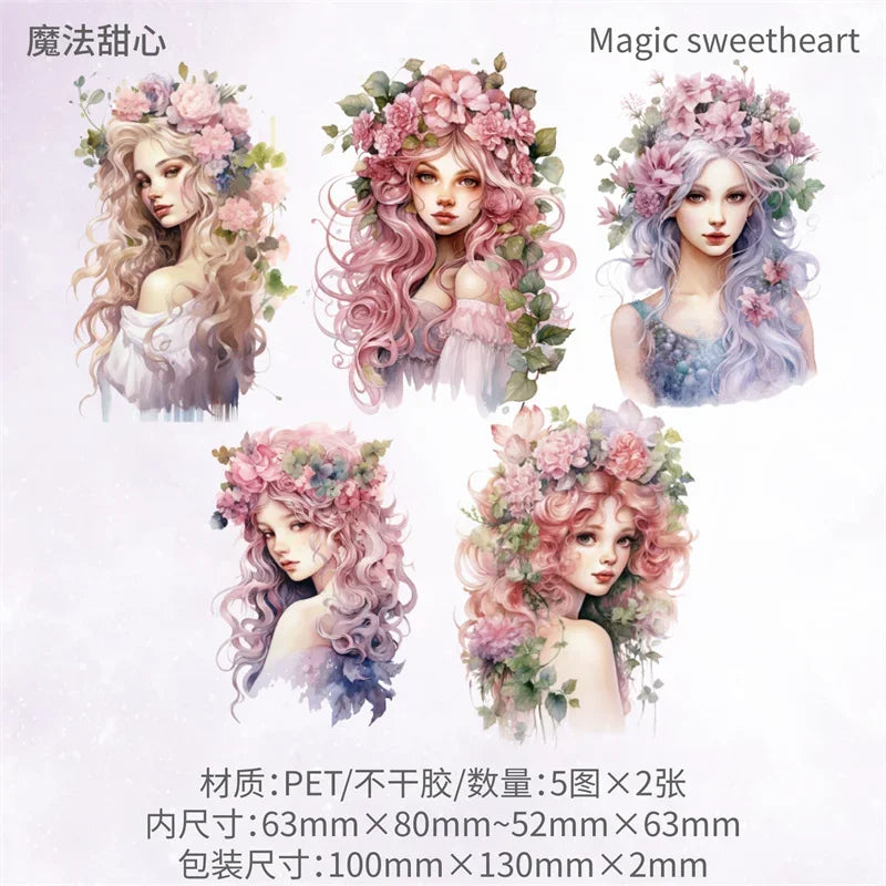 STICKERS MAGIC FAIRY COLECCION