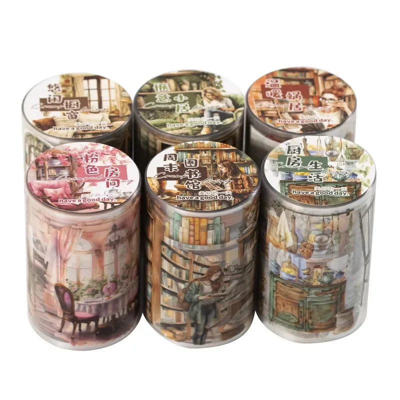 ROLLO WASHI TAPE EN PET COLECCION CRAMP