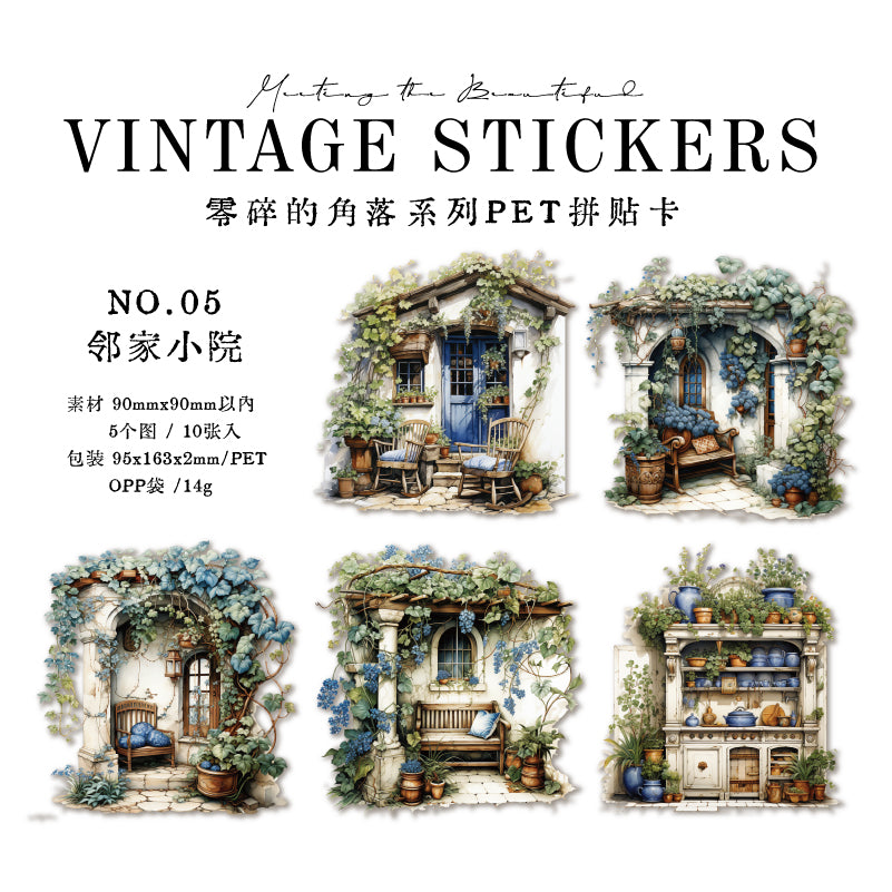 VINTAGE STICKERS COLECCION PET