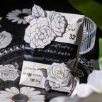 STICKERS FLORES BLANCAS COLECCION FLORESCENCE