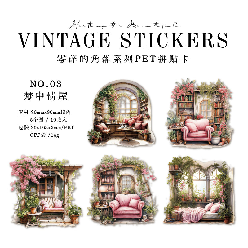 VINTAGE STICKERS COLECCION PET