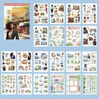 LIBRO DE STICKER SOUND OF WIND FLOWER COLOR