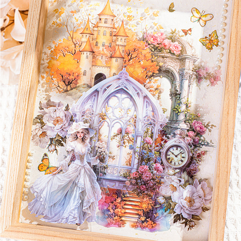 Pack de Stickers PET "Alice in The Garden"