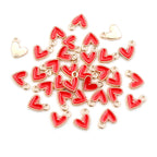 10 dije mini corazon esmaltado