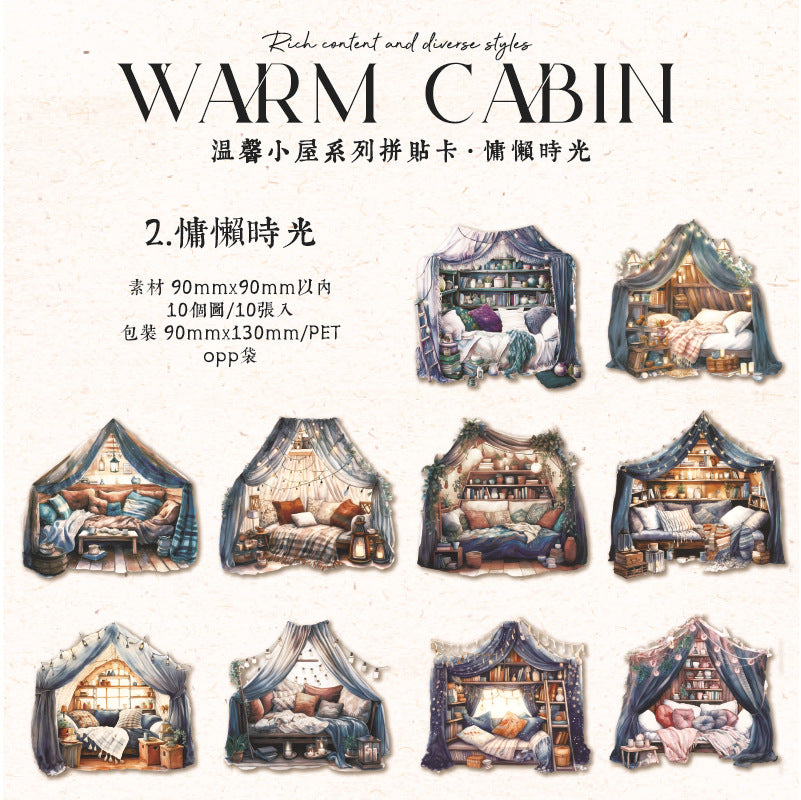 STICKERS PET COLECCION WARM CABIN