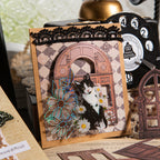 CONJUNTO DE PUERTAS EN CARTULINA, CON CALADOS
