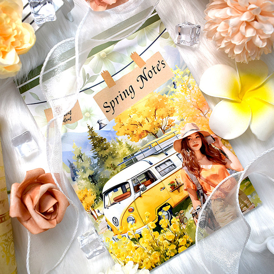 LIBRO DE STICKER SPRING NOTES