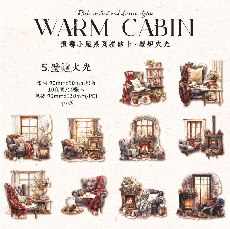 STICKERS PET COLECCION WARM CABIN