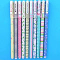 Set 10 Lapiceras En Estuche Rígido Modelo Flor