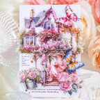 PET Stickers Retro Flowers