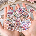 CAJA STICKERS FLOWERS HOUSE
