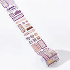 Rollo de stickers vintage (55 mm x 2 m)