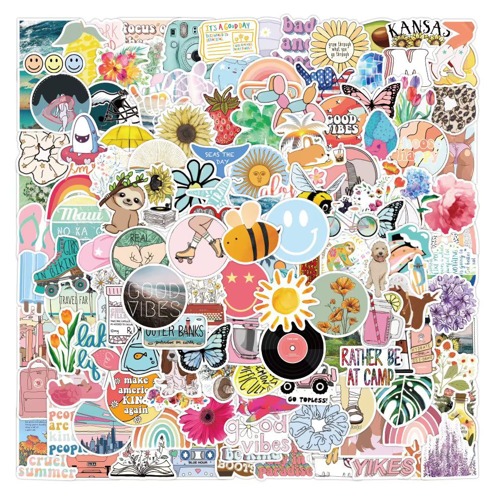 PACK 200 STICKERS A PRUEBA DE AGUA