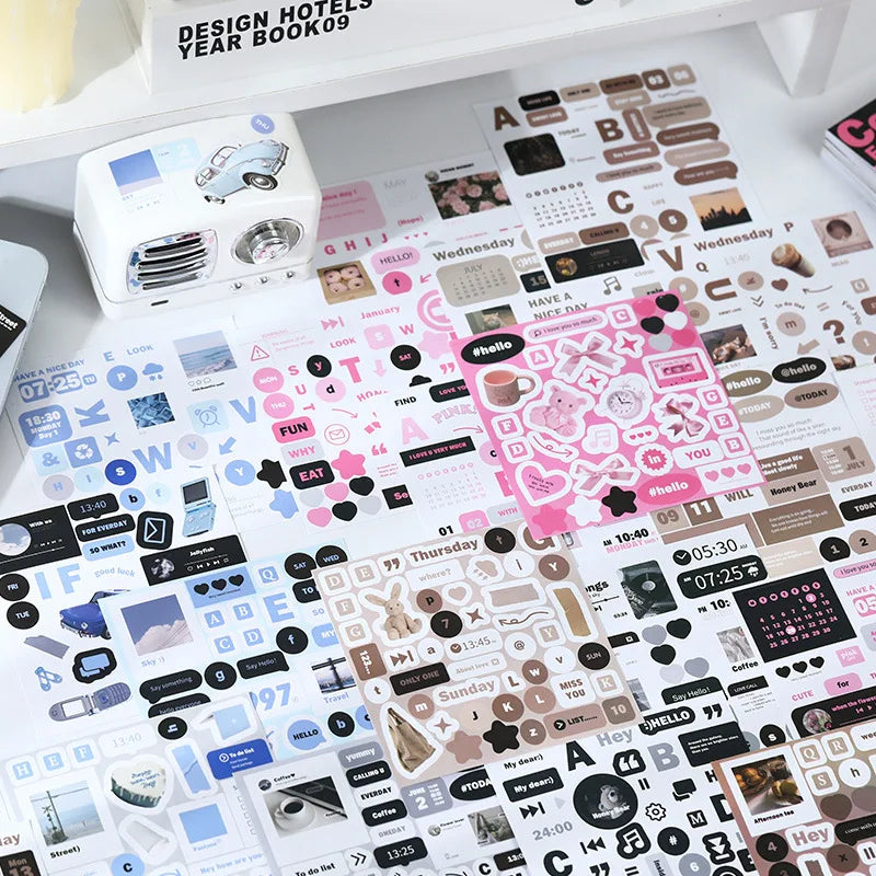 LIBRO STICKERS COLECCION COLLAGE FREEDOM