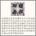 CAJA DE 100 PLANCHAS DE STICKERS BLACK
