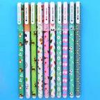 Set 10 Lapiceras En Estuche Rígido Modelo Cute Animal