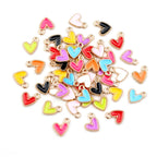 10 dije mini corazon esmaltado