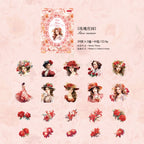 STICKERS COLECCION  Serie Chicas & Flores en PET