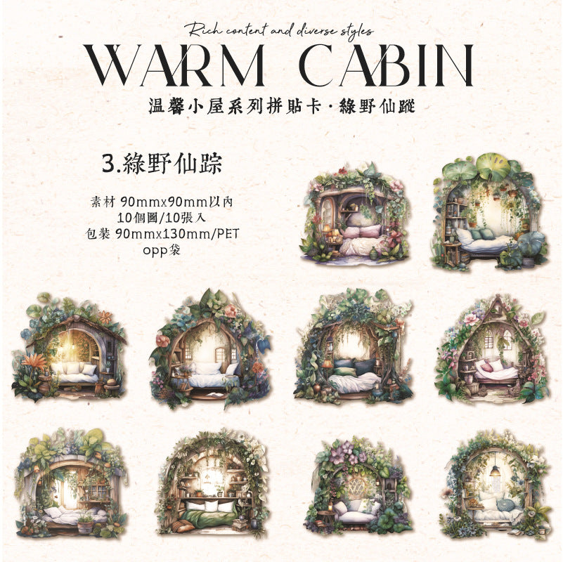 STICKERS PET COLECCION WARM CABIN