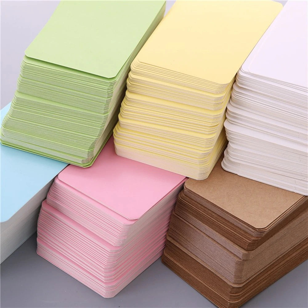 Caja 100 tarjetas para tags