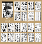 LIBRO DE STICKER BLACK DRESS