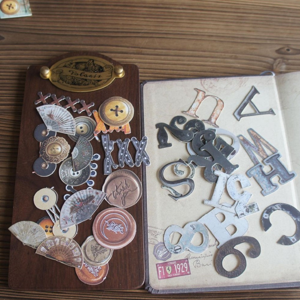 DIE CUT CARTULINA STICKERS DIY HARD CARD MATERIALS
