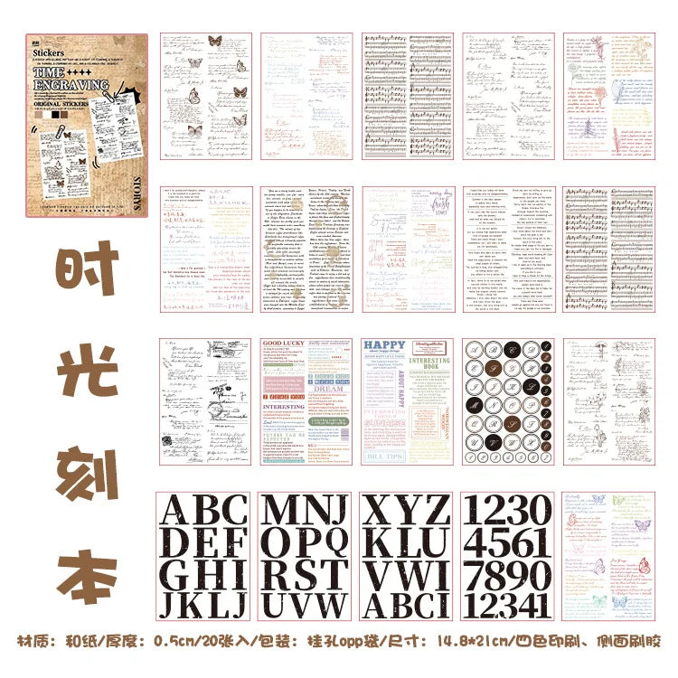 LIBRO STICKERS LETRAS Y FRASES