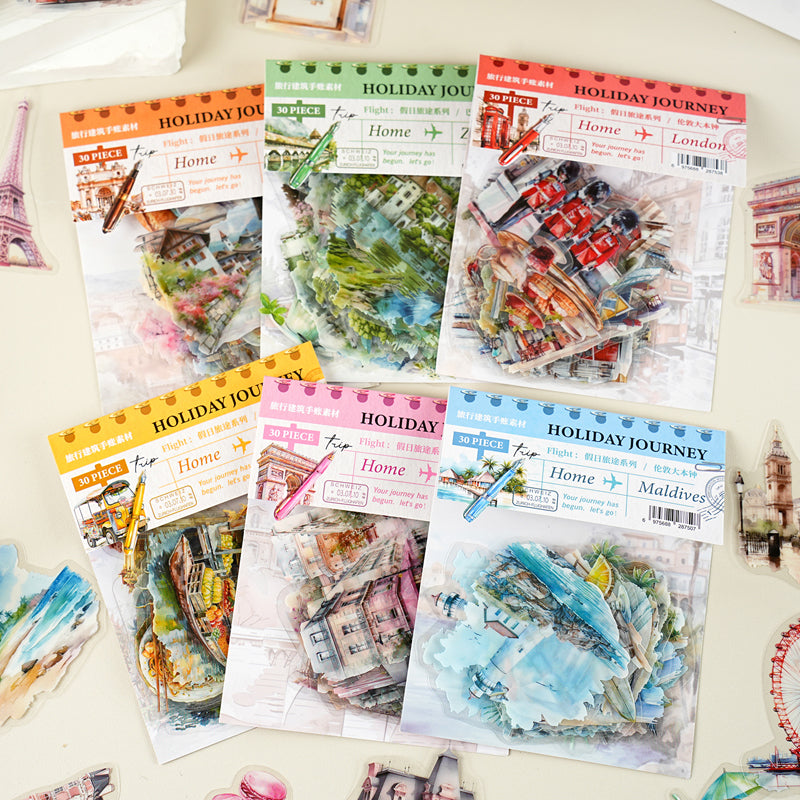 STICKERS PET TRAVEL HOLIDAY JOURNEY