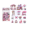 PET Stickers Retro Flowers