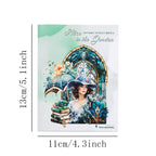 Pack de Stickers PET "Alice in The Garden"