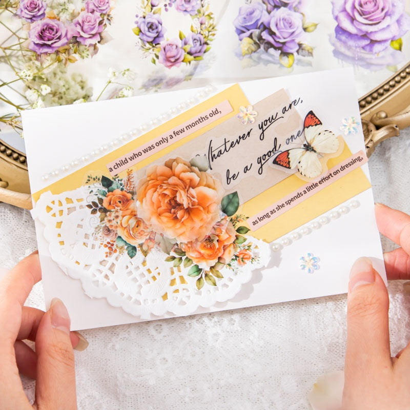 Washi Flores en pet