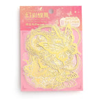 STICKERS HOLOGRAFICO PET DORADO PLATEADO