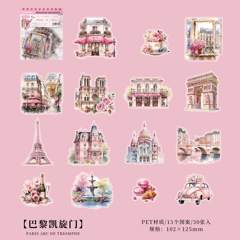 STICKERS PET TRAVEL HOLIDAY JOURNEY