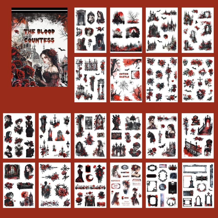 LIBRO DE STICKERS THE BLOOD COUNTESS