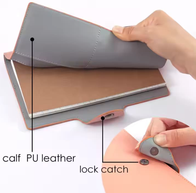 Bitácora tipo Midori símil cuero (con cuadernillos)