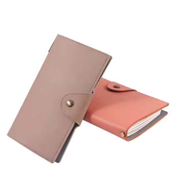 Bitácora tipo Midori símil cuero (con cuadernillos)