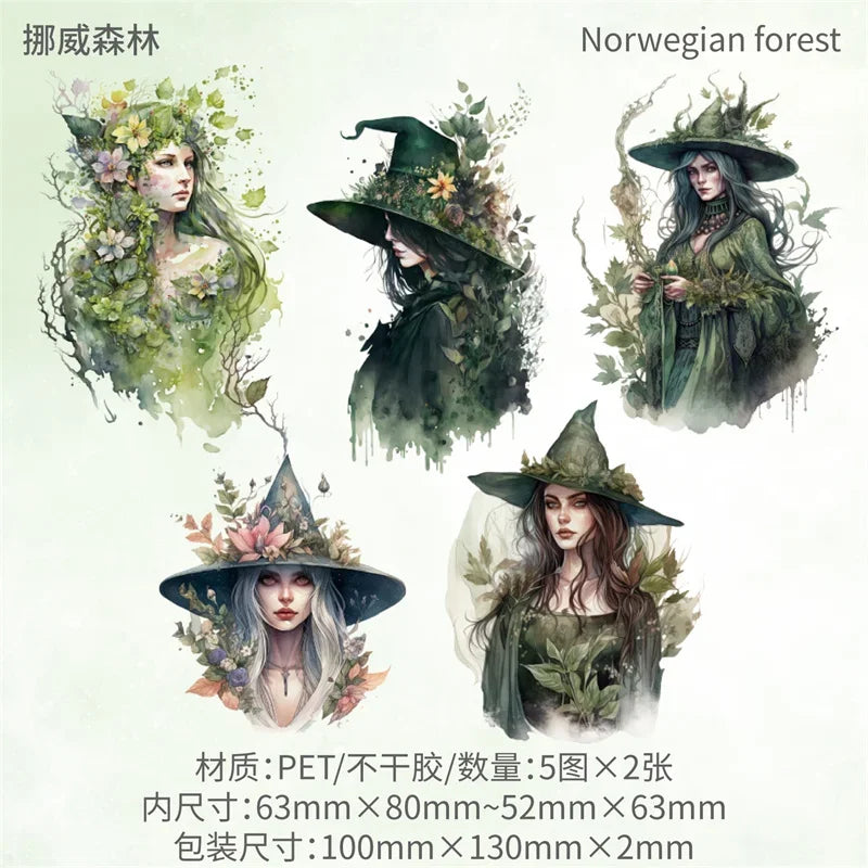 STICKERS MAGIC FAIRY COLECCION