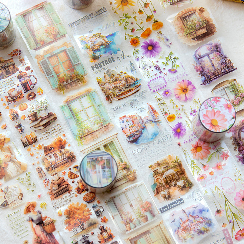 WASHI TAPE EN PET River of Years Series Vintage