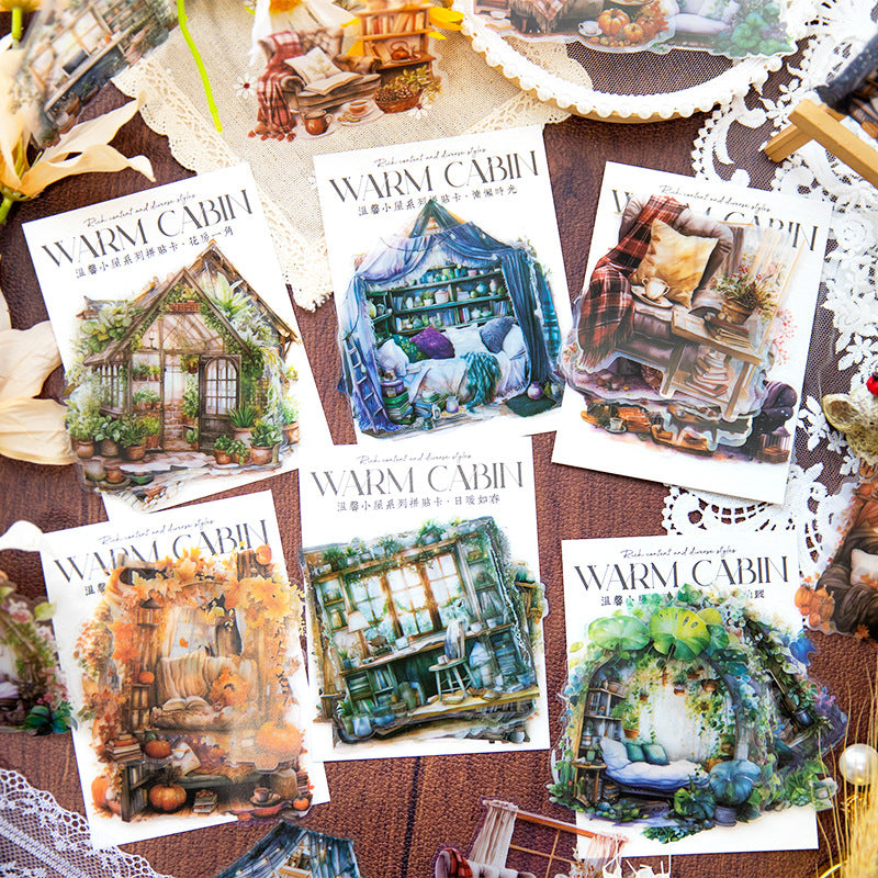 STICKERS PET COLECCION WARM CABIN