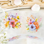 Washi Flores en pet