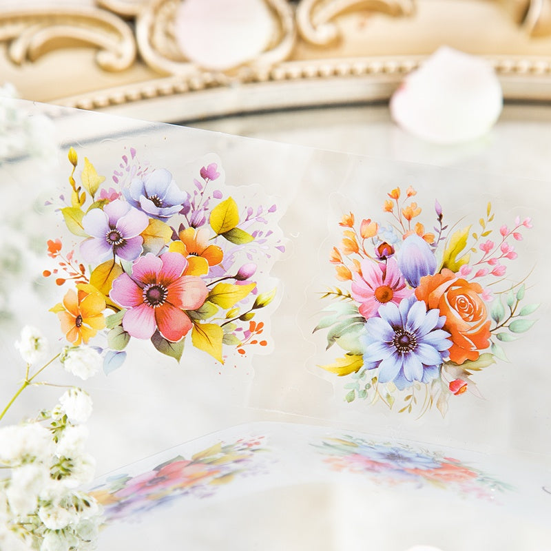 Washi Flores en pet