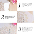 Set estencil 9pcs/set 30cm