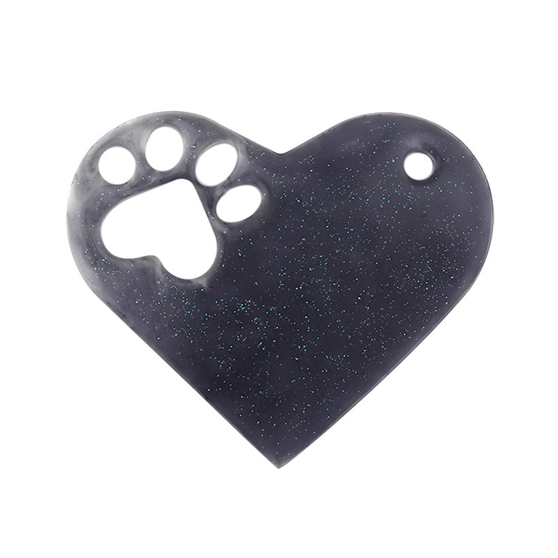 Molde silicona corazon huellita - 29990