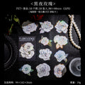 STICKERS FLORES BLANCAS COLECCION FLORESCENCE