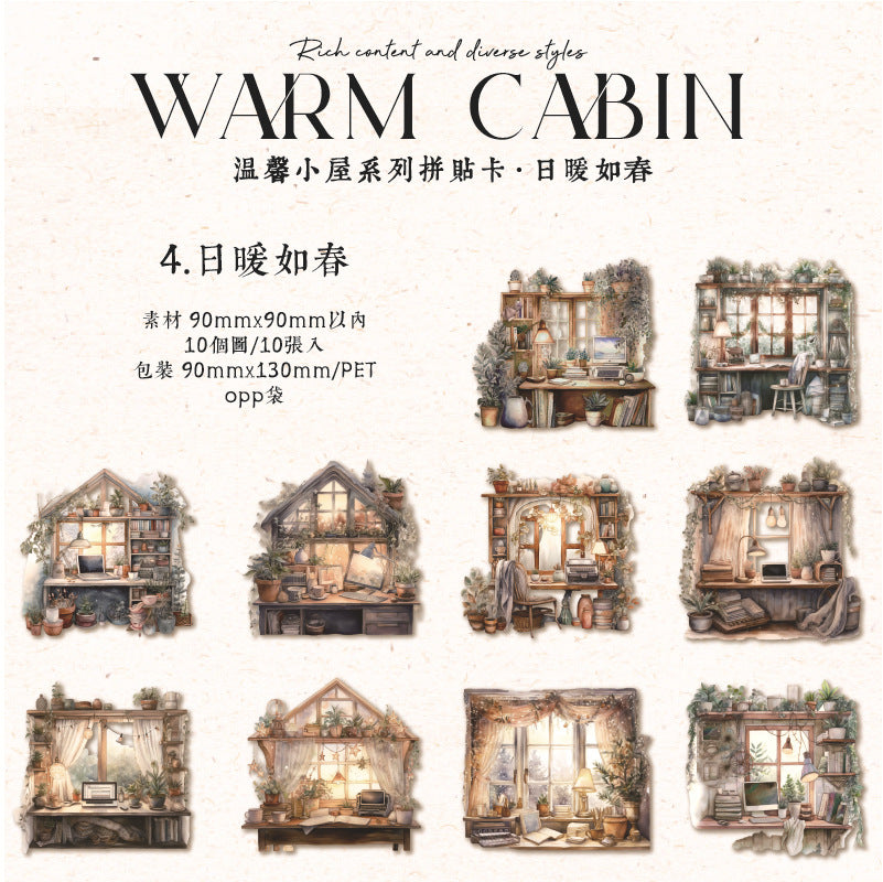 STICKERS PET COLECCION WARM CABIN